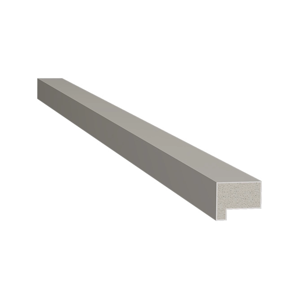 Acabamento Lateral Gizé Santa Luzia em Poliestireno Cinza Glacial