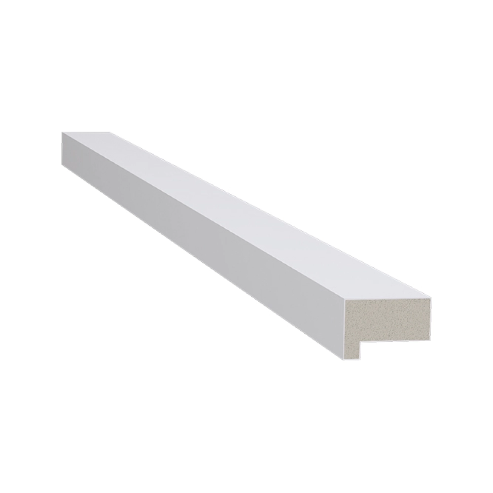 Acabamento Lateral Waves/Ripado Santa Luzia 23288 em Poliestireno Branco