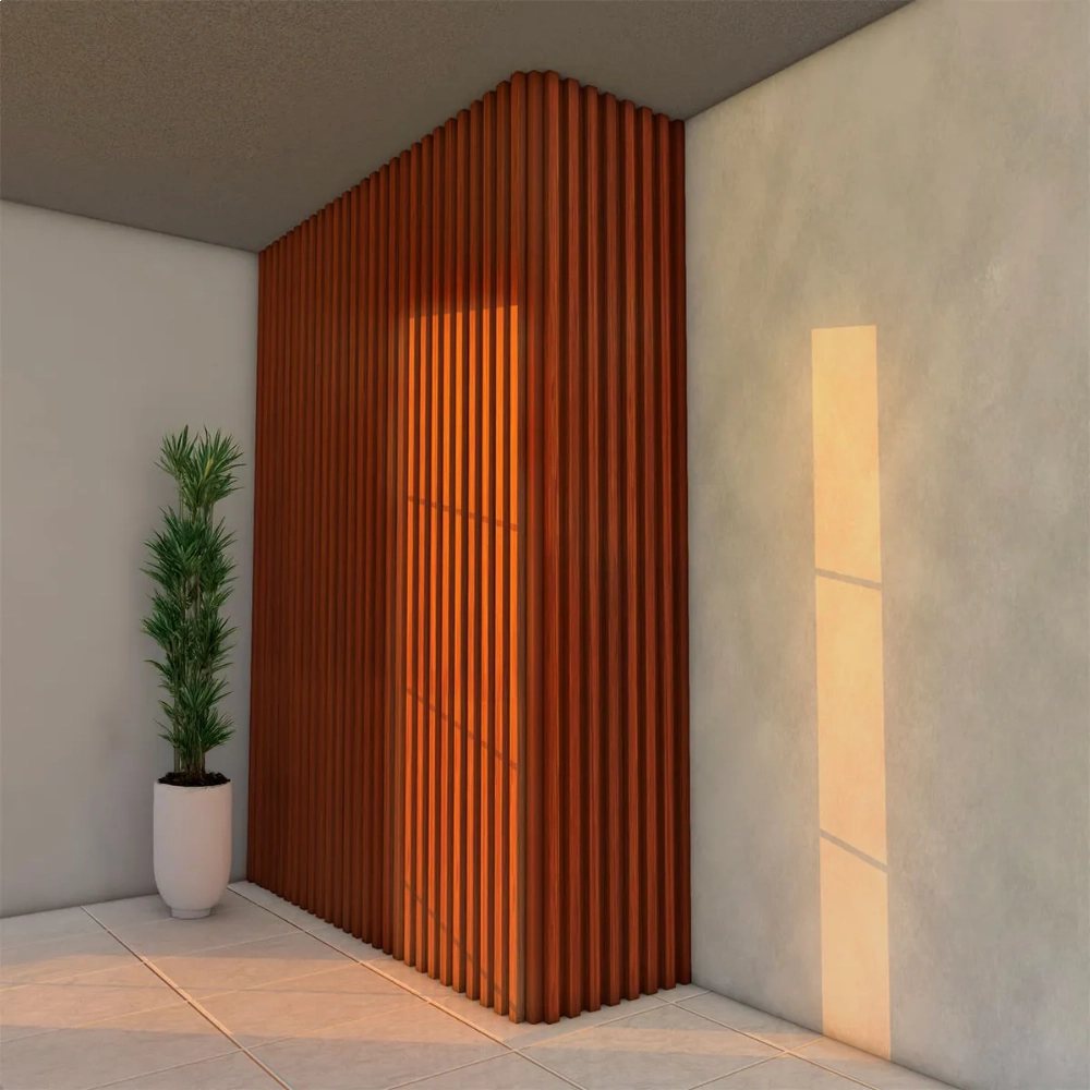 Cantoneira WPC Tabaco Cantoneira WPC Tabaco