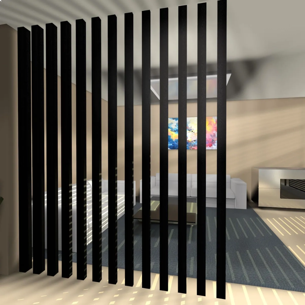 Divisor de Ambiente Brise WPC Laminado - Preto