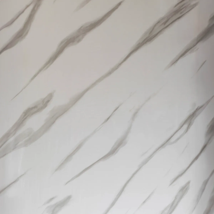 Painel Decorativo Mármore Adesivo Flexível HY 003 - Branco Rajado
