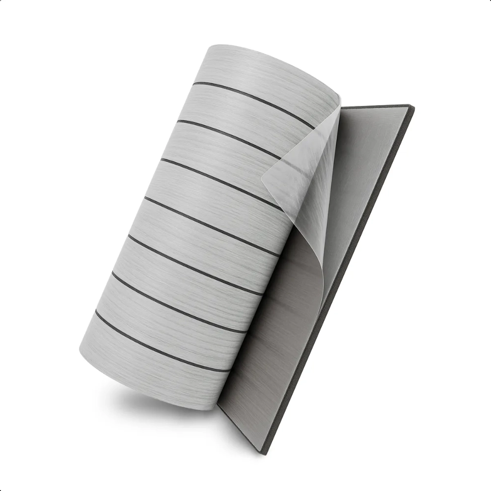 Painel Ripado Autocolante 40x300 - Cinza Claro Painel Ripado Autocolante 40x300 - Cinza Claro