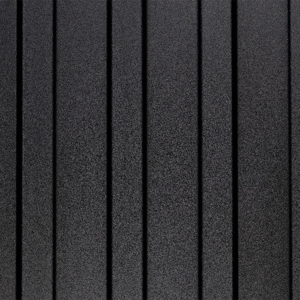 Painel Ripado de WPC Preto 9mm