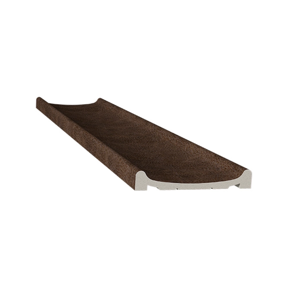 Painel Ubá Santa Luzia cor Couro Marrom – Poliestireno Decorativo