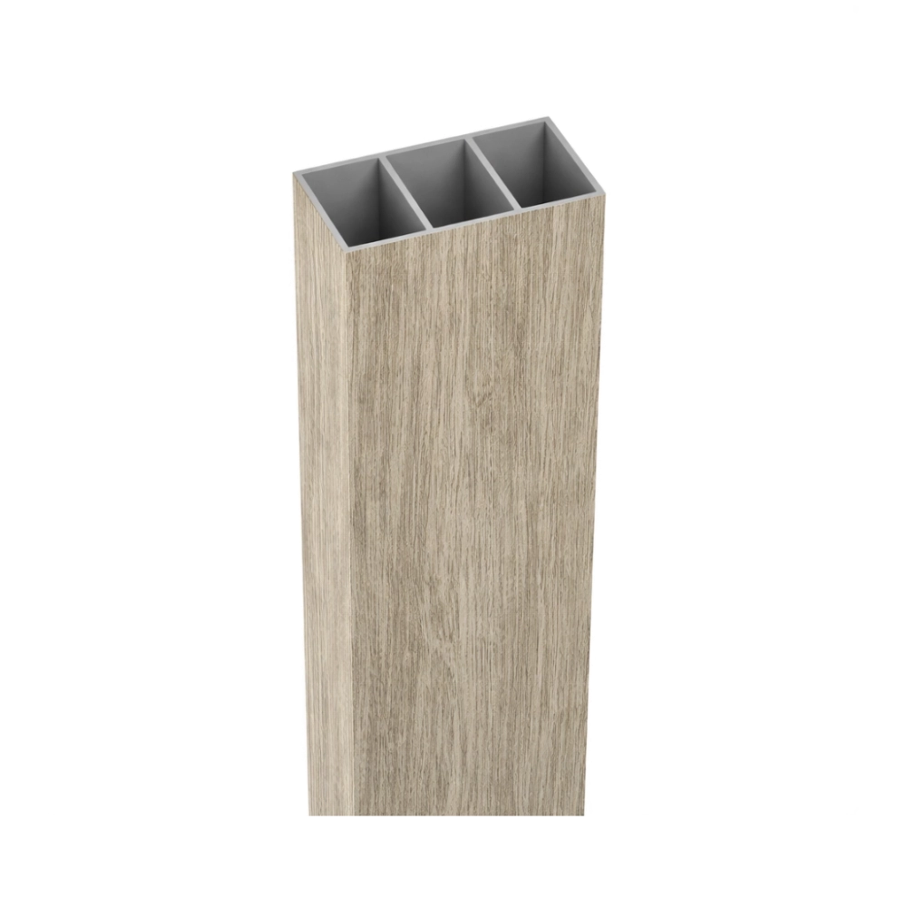 Perfil Brise Externo Arquitech em PVC 50mm - Ash