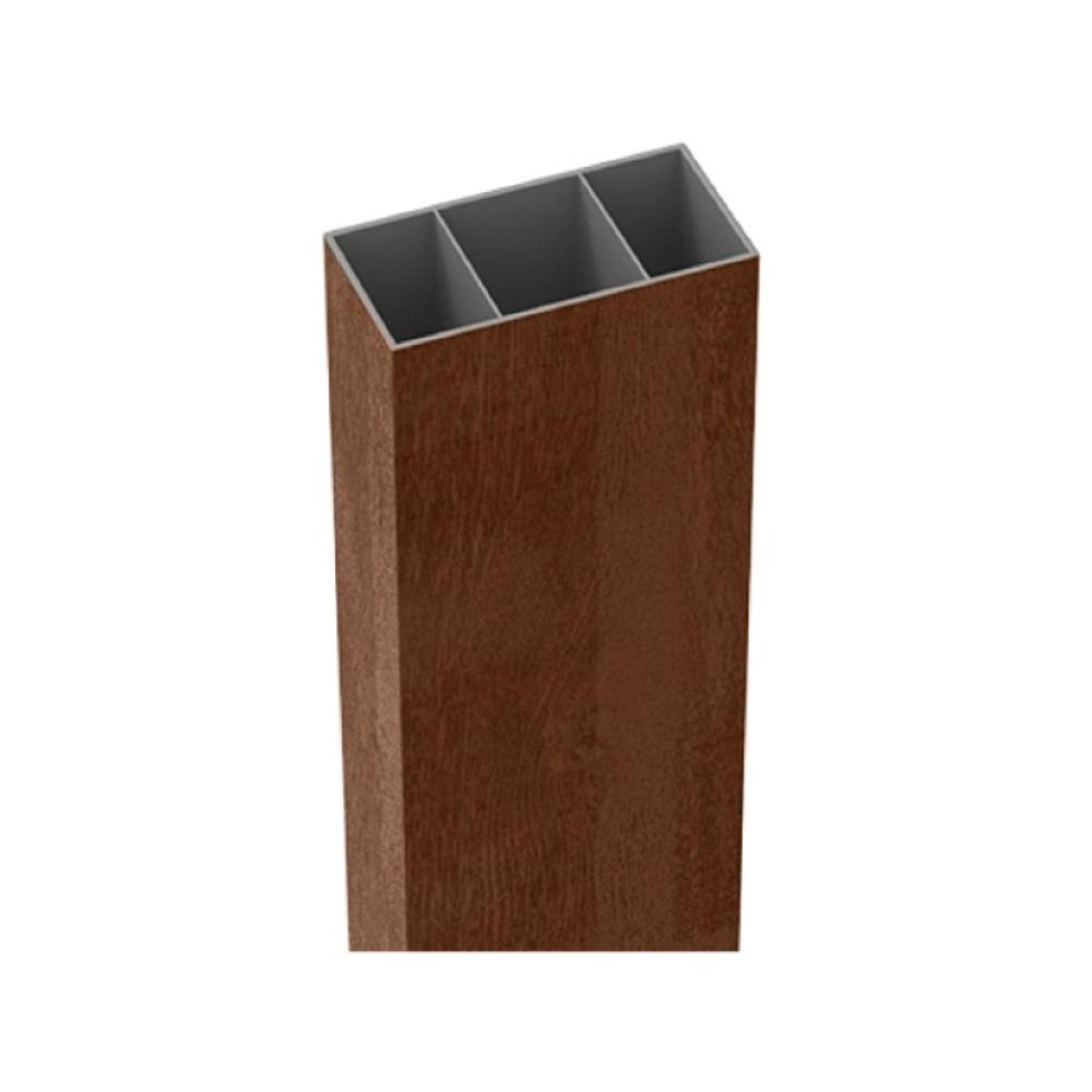 Perfil Brise Externo Arquitech em PVC 50mm - Redwood