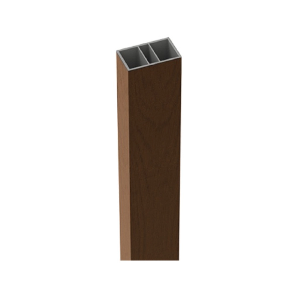 Perfil Brise Externo Arquitech em PVC 30mm - Walnut Perfil Brise Externo Arquitech em PVC 30mm - Walnut