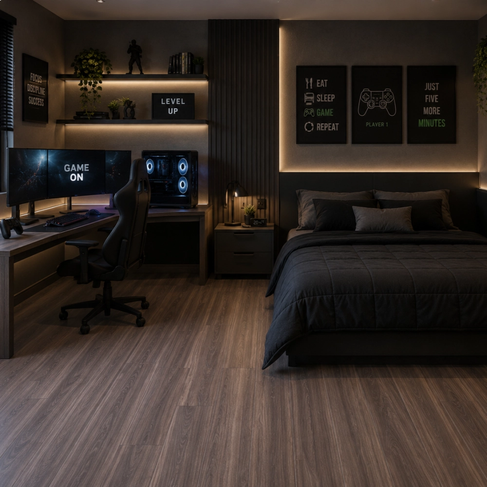 Piso Laminado Clicado Durafloor Studio Carvalho Munique