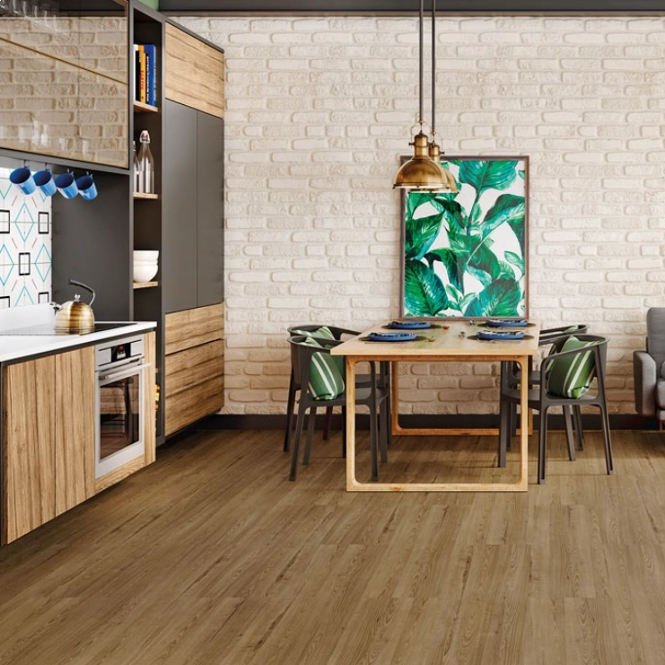 Piso Laminado Eucafloor New Evidence Acqua Resist Freijó Âmbar