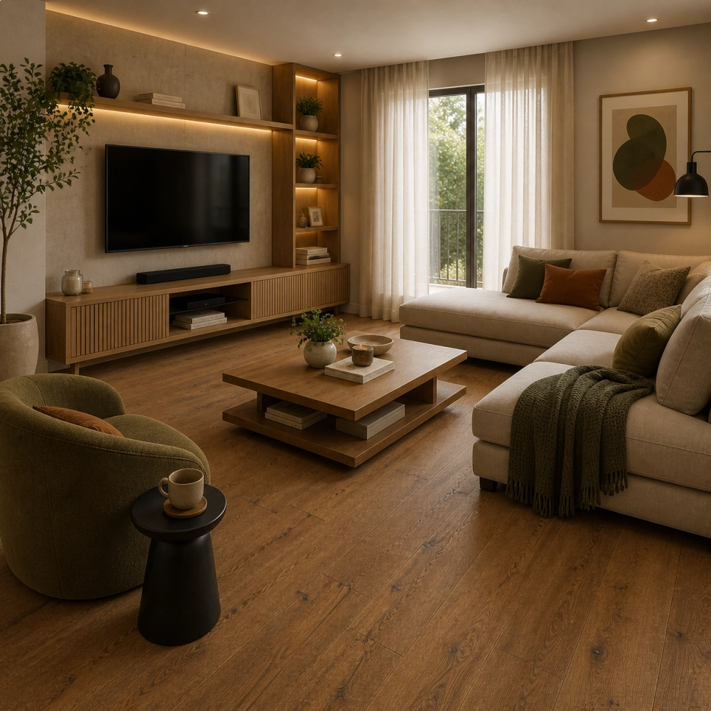 Piso Laminado Quick Step Eligna Wide - Castanheiro Antigo Restaurado