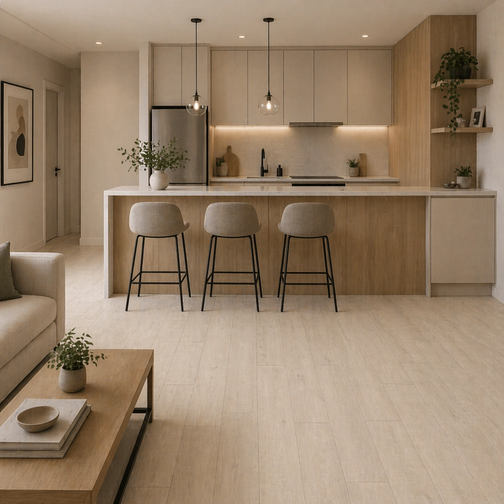 Piso Laminado Quick Step Impressive - Carvalho Bege Serrado