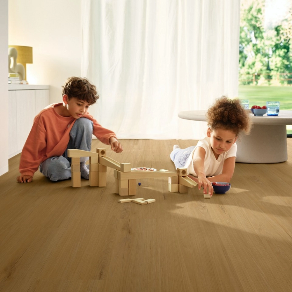 Piso Laminado Quick Step Smart - Carvalho Mel Piso Laminado Quick Step Smart - Carvalho Mel