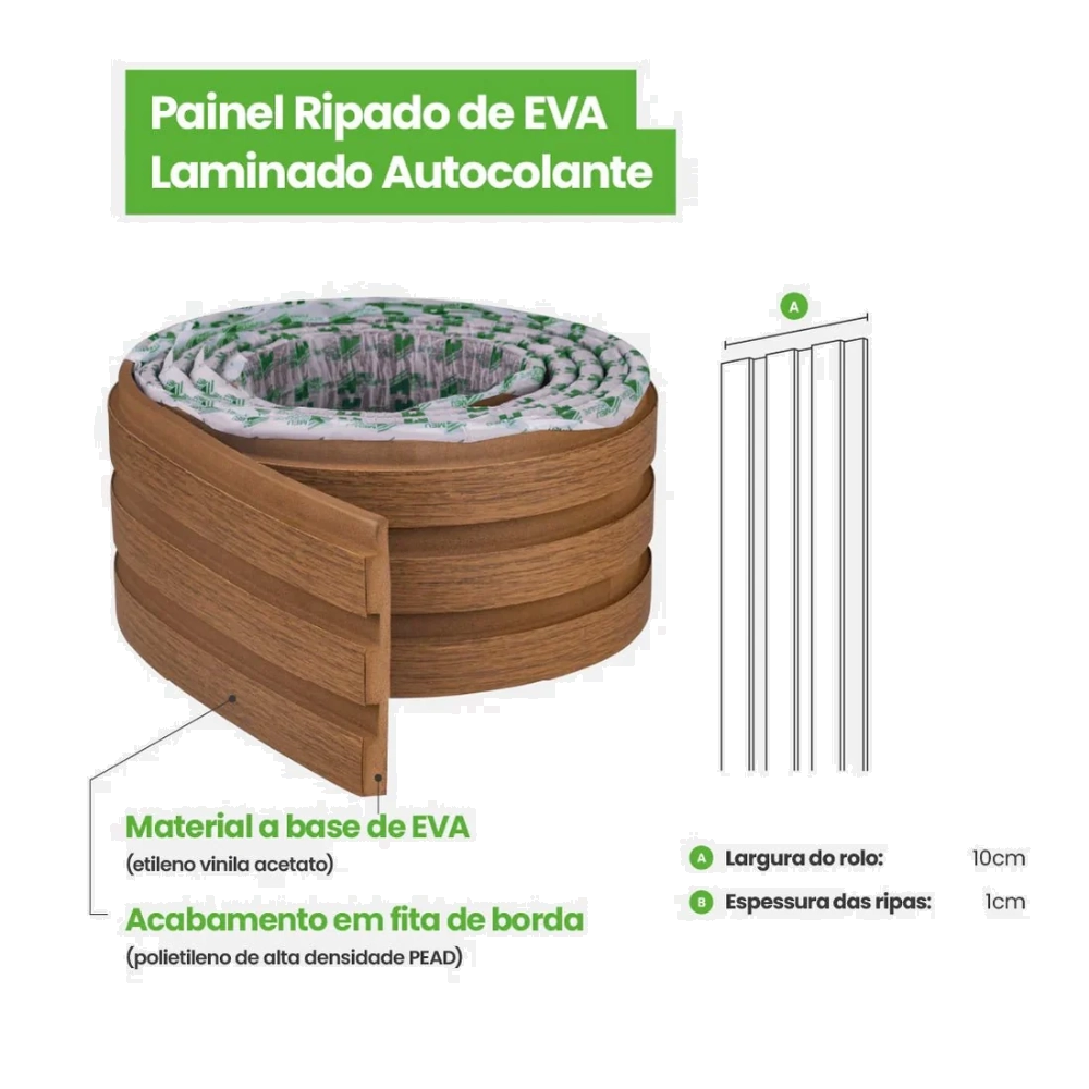 Ripado Autocolante MRD Madeto Cinamomo 2,5m