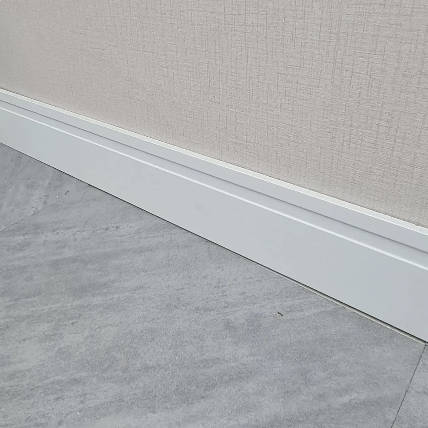 Rodapé Poliestireno 10cm Branco