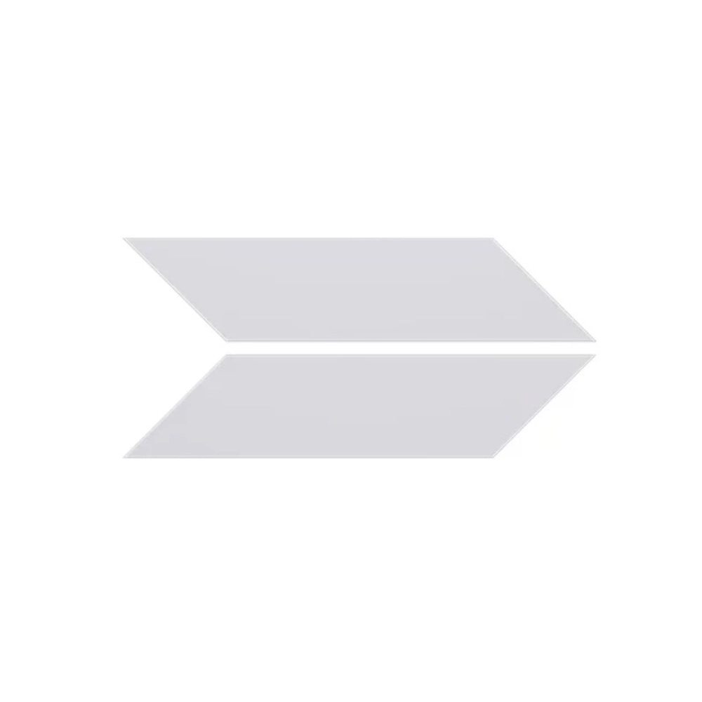 Chevron Santa Luzia 21340 0,50 m² - Branco - 26 peças