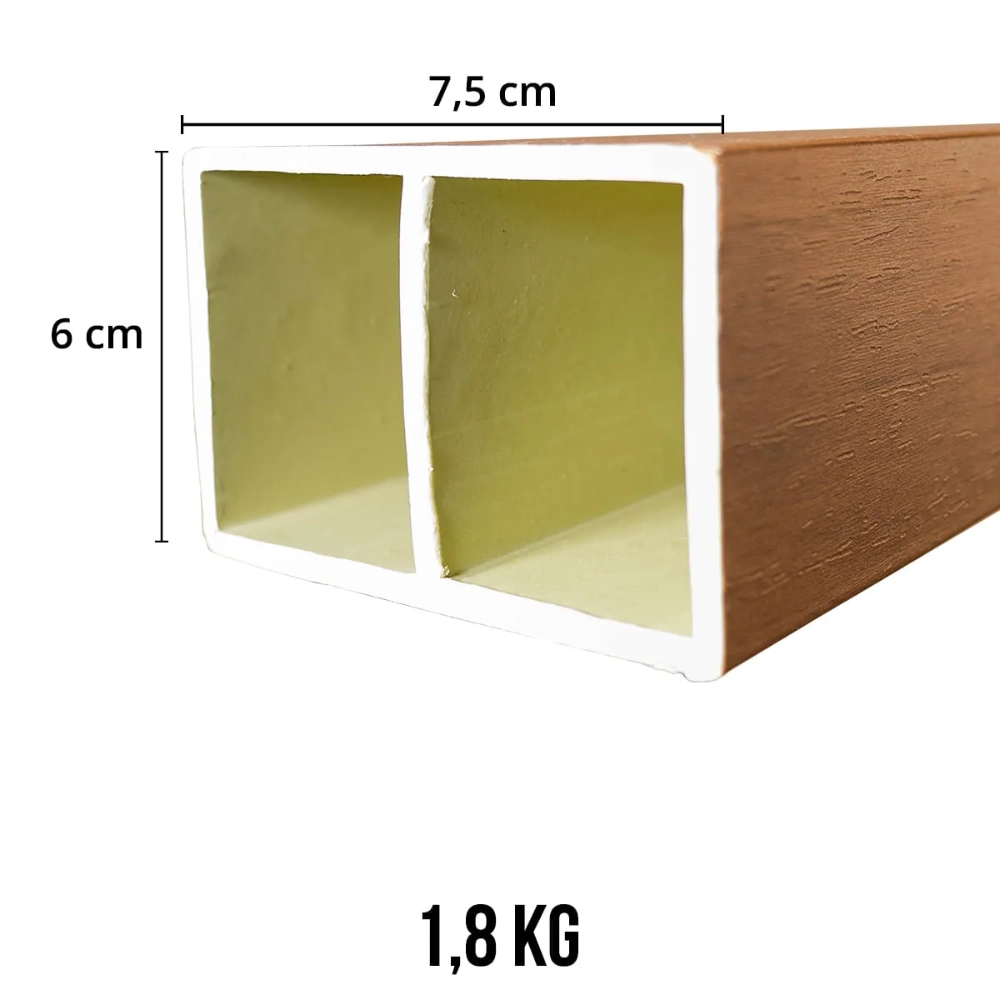 Divisor de Ambiente Brise WPC Laminado -  Freijó