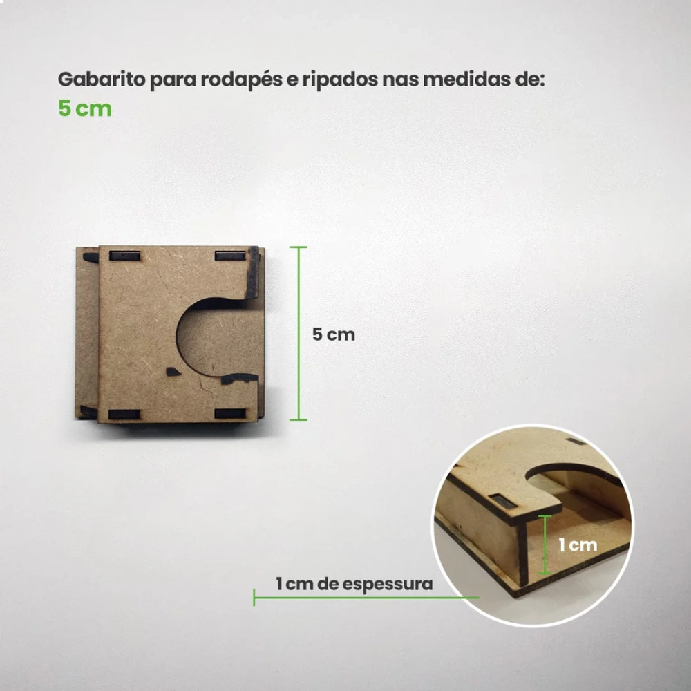 Kit de Instalação Meu Rodapé - para 5cm