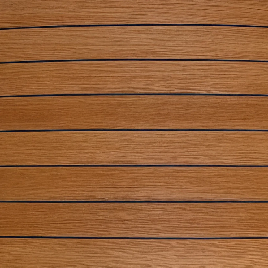 Painel Ripado Autocolante 40x300 - Freijó