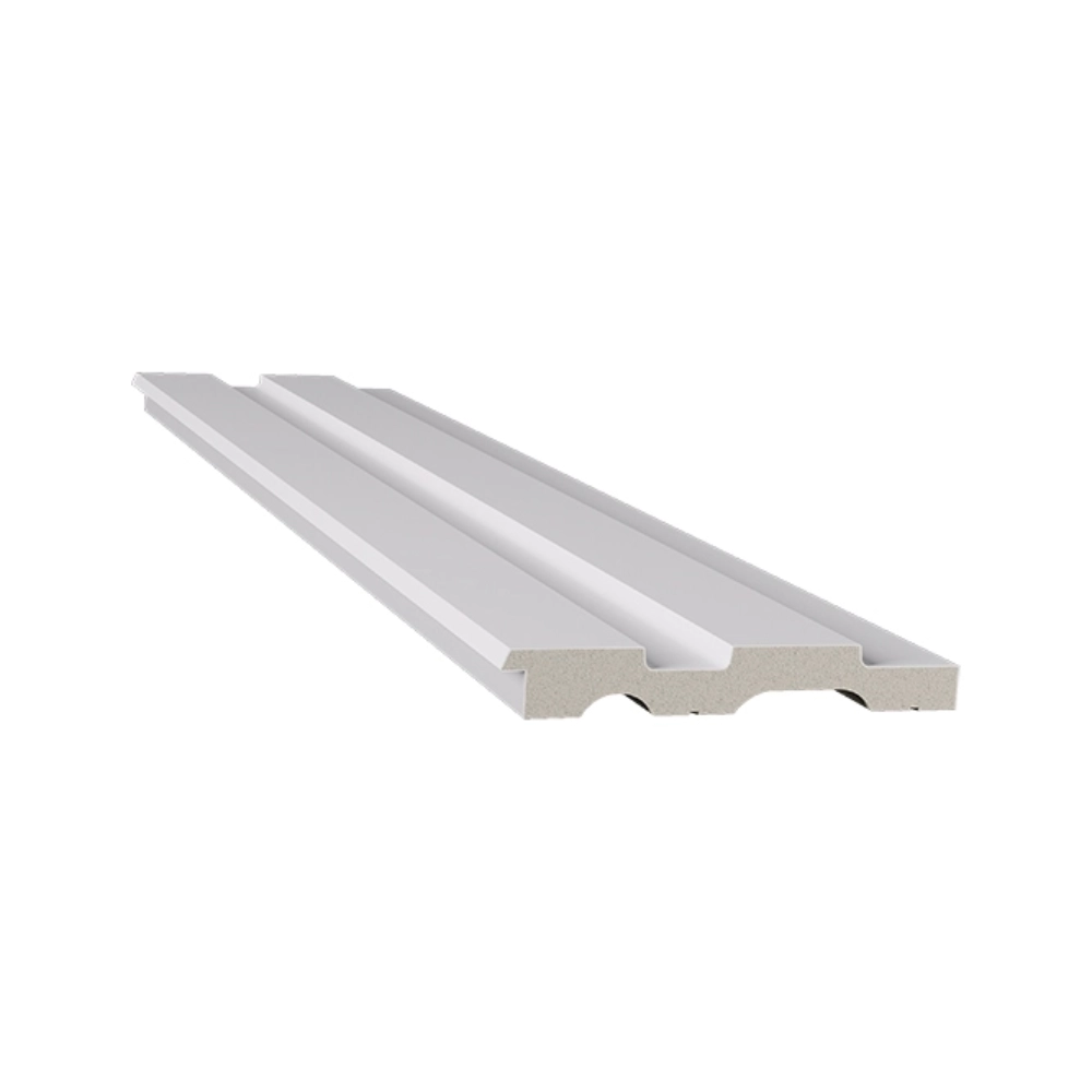 Painel Ripado Santa Luzia Branco 105mm (10,5 cm) em Poliestireno Painel Ripado Santa Luzia Branco 105mm (10,5 cm) em Poliestireno