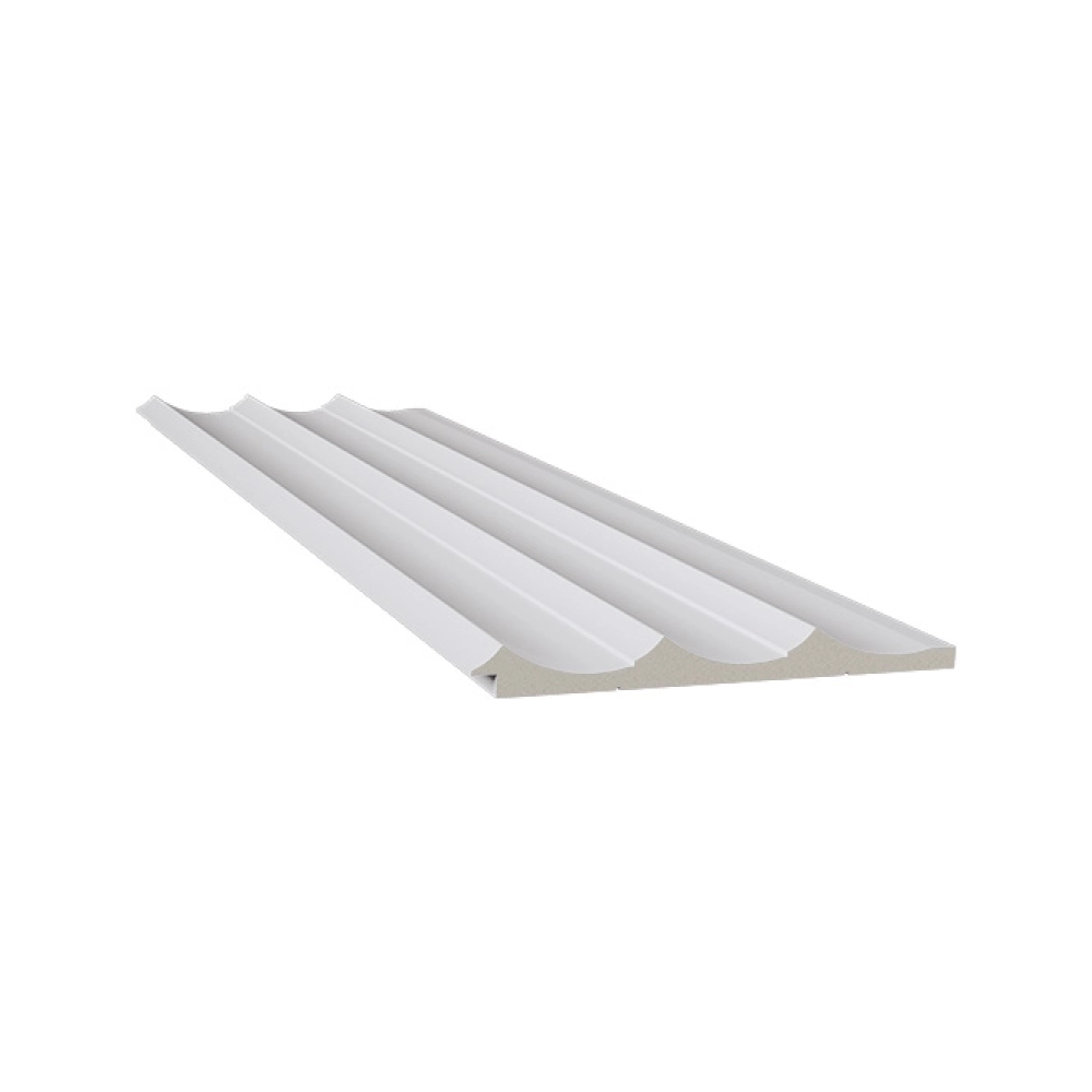 Painel Waves Santa Luzia cor Branco – Poliestireno Decorativo