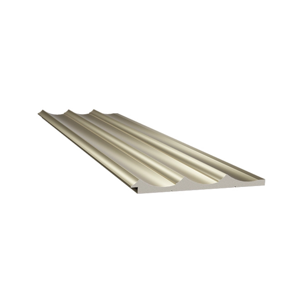 Painel Waves Santa Luzia cor Champanhe – Poliestireno Decorativo