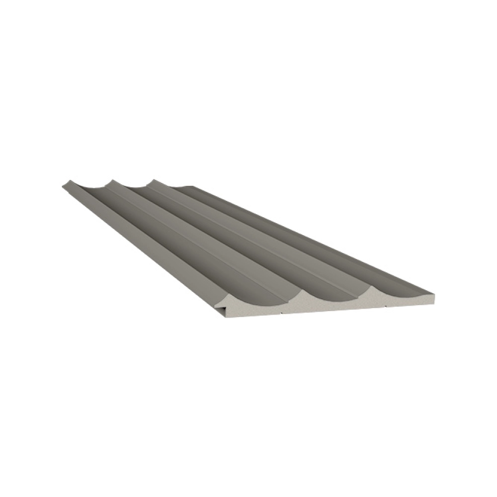 Painel Waves Santa Luzia cor Cinza Titanium – Poliestireno Decorativo Painel Waves Santa Luzia cor Cinza Titanium – Poliestireno Decorativo