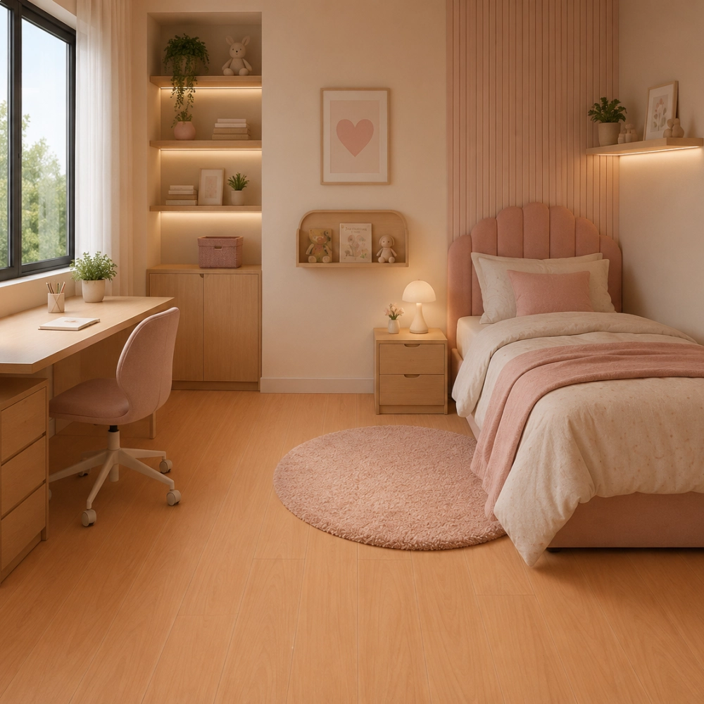 Piso Laminado Clicado Durafloor Nature Jequitiba Rosa