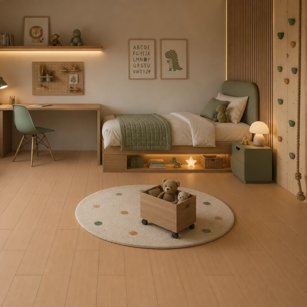 Piso Laminado Clicado Durafloor New Way Carvalho Avelã
