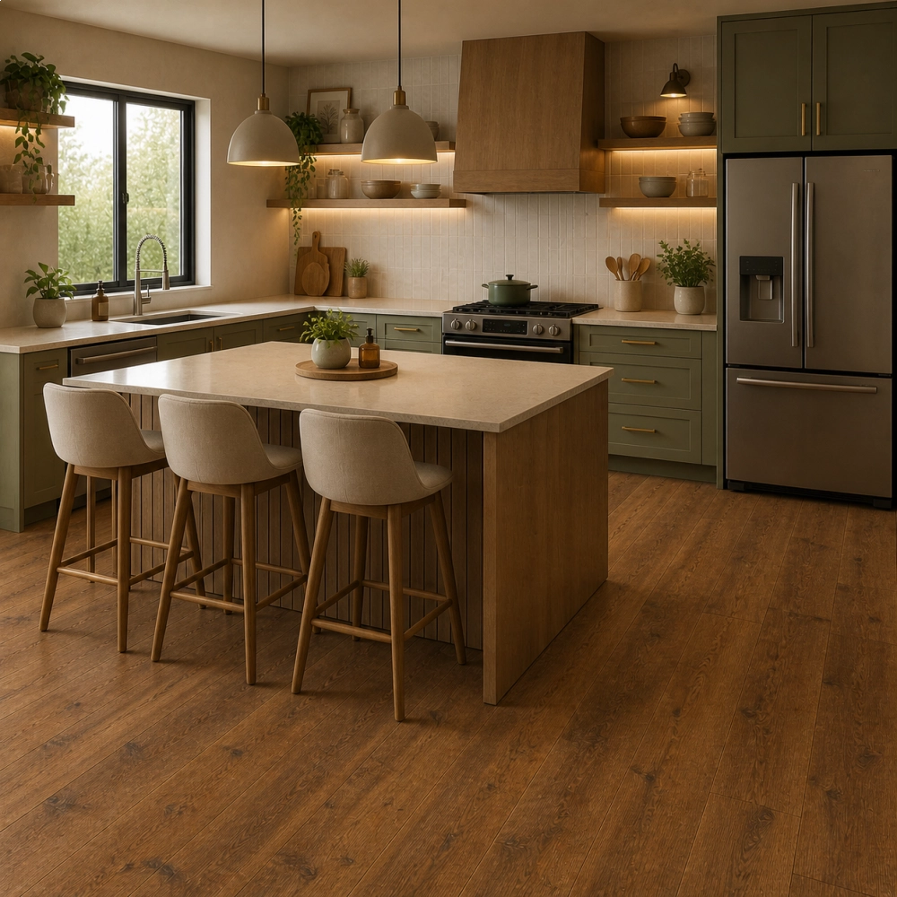 Piso Laminado Quick Step Eligna Wide - Castanheiro Antigo Restaurado