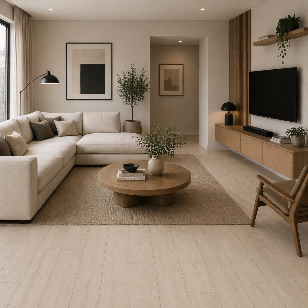 Piso Laminado Quick Step Impressive - Carvalho Bege Serrado