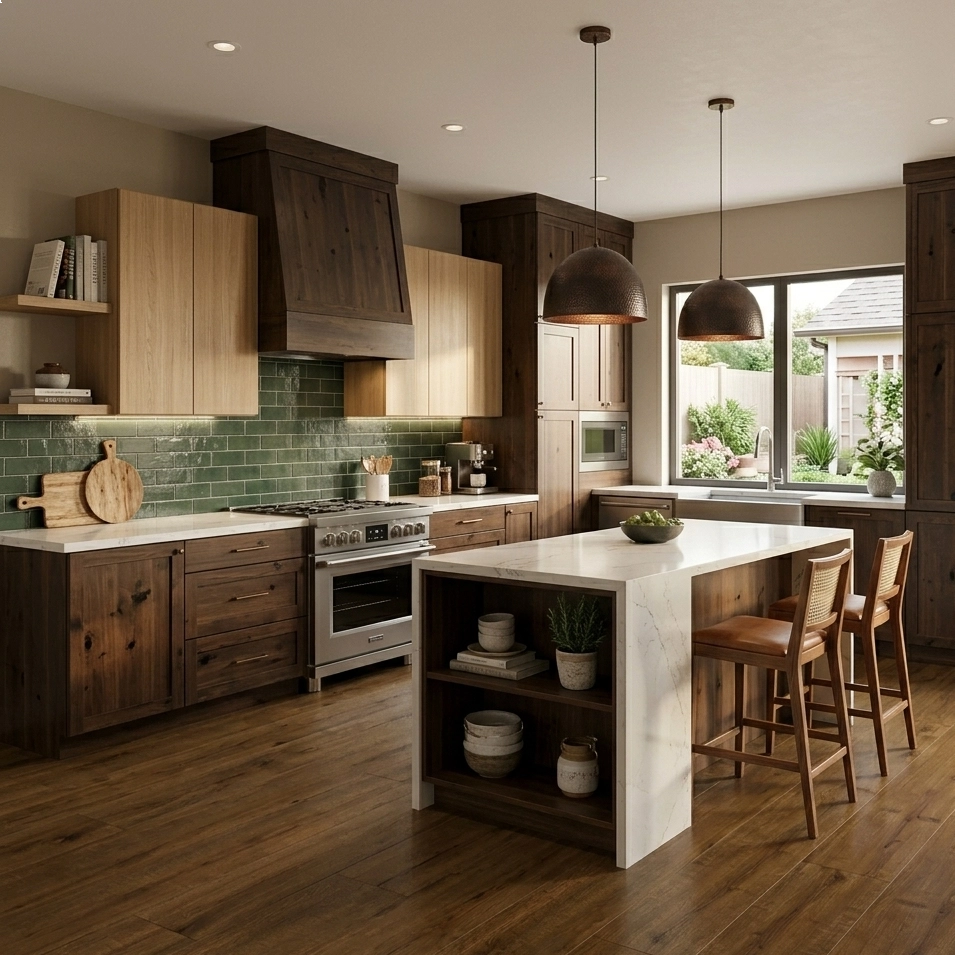 Piso Laminado Quick Step Linha Nesto - Entardecer de Outono Piso Laminado Quick Step Linha Nesto - Entardecer de Outono