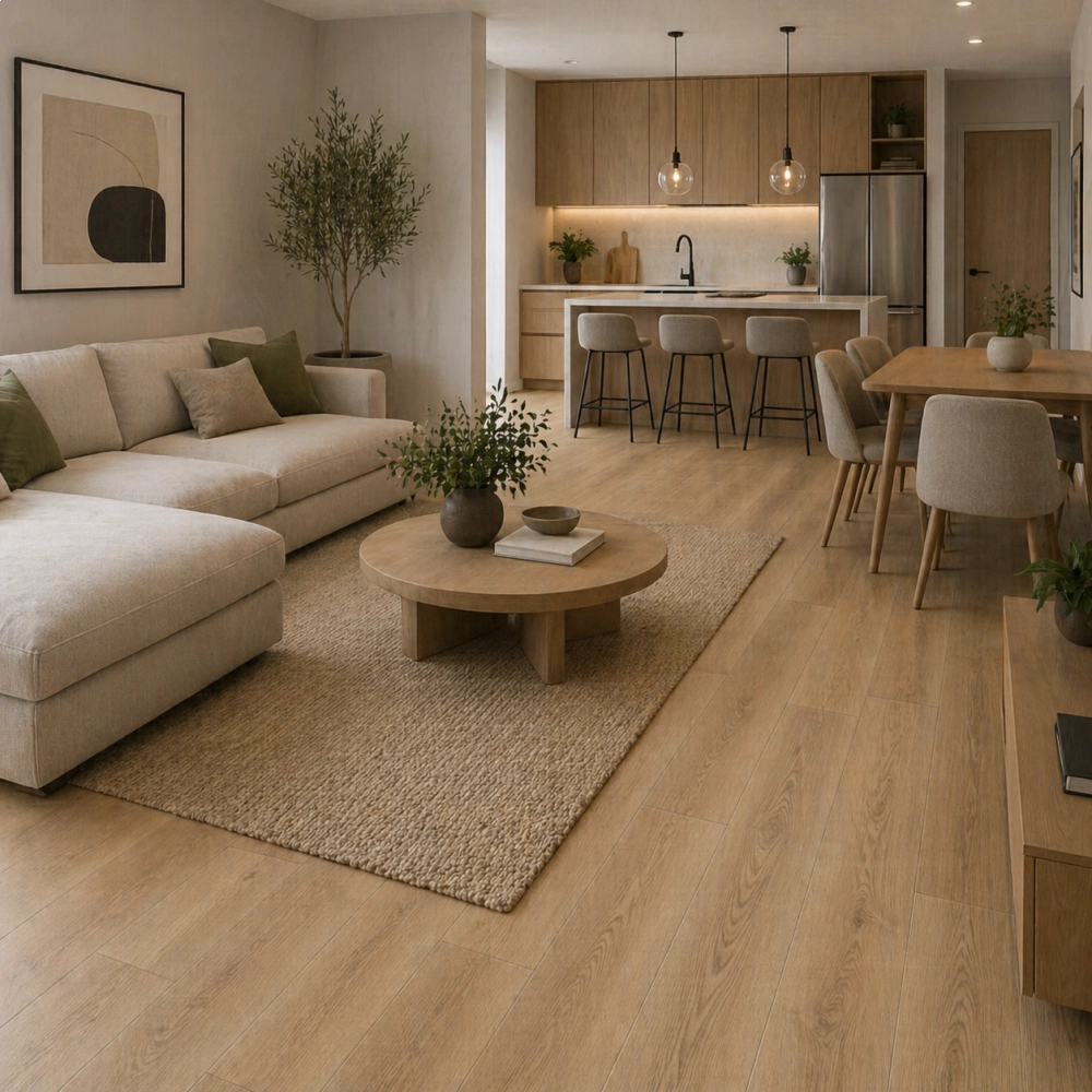 Piso Laminado Quick Step Linha Nesto - Névoa do Amanhecer Piso Laminado Quick Step Linha Nesto - Névoa do Amanhecer