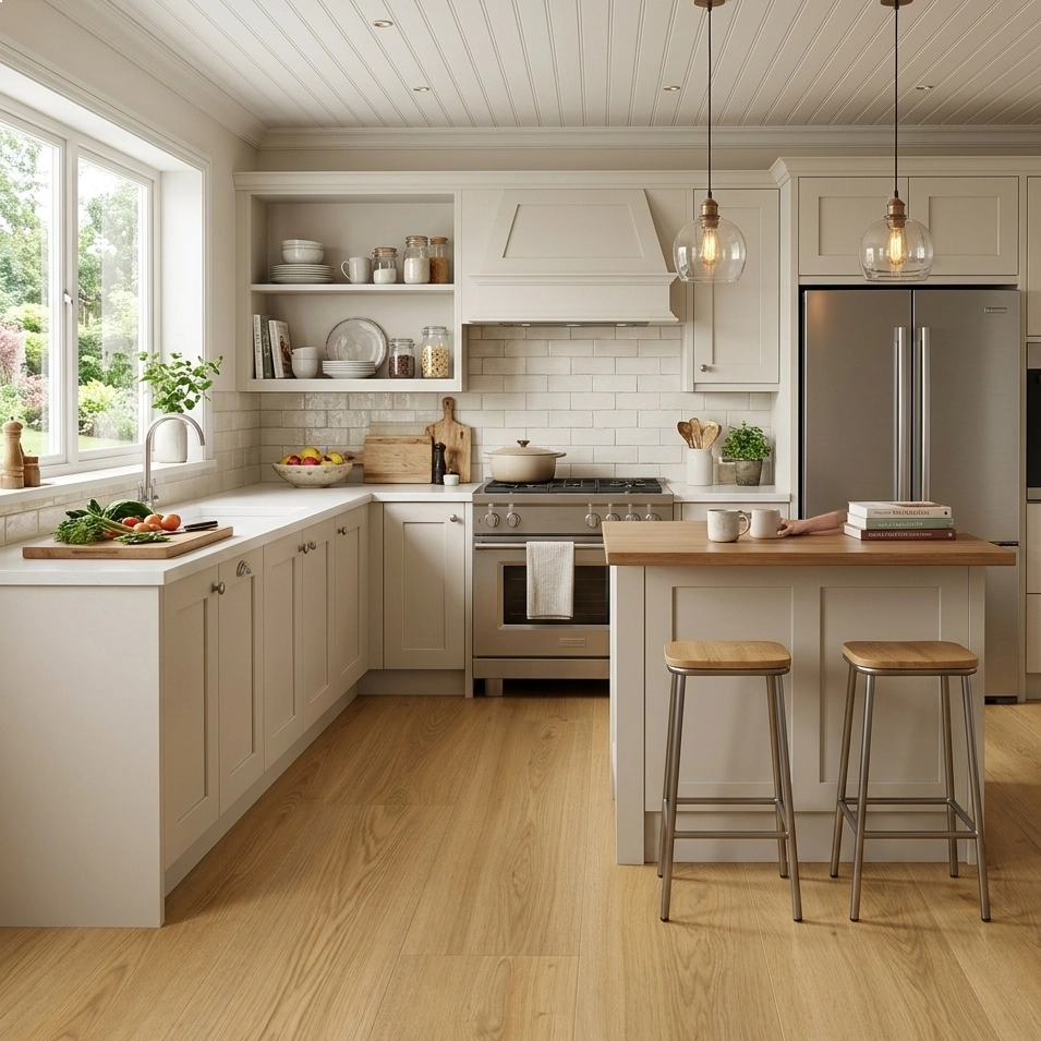 Piso Laminado Quick Step Linha Nesto - Pôr do Sol Piso Laminado Quick Step Linha Nesto - Pôr do Sol