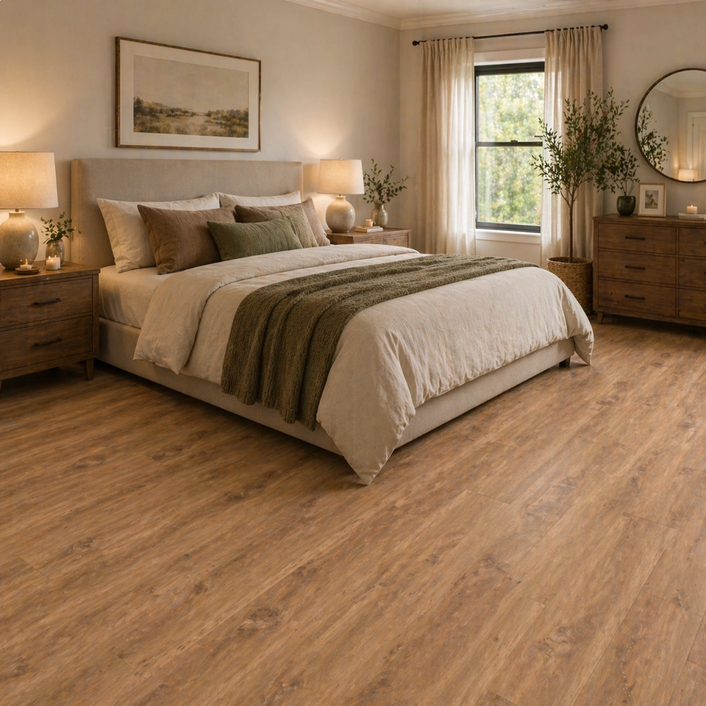 Piso Laminado Quick Step Smart - Carvalho Natural Midnight Piso Laminado Quick Step Smart - Carvalho Natural Midnight