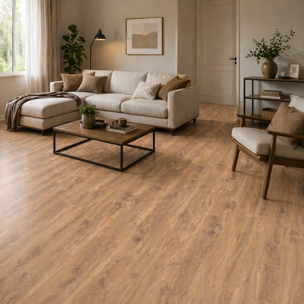 Piso Laminado Quick Step Smart - Carvalho Natural Midnight Piso Laminado Quick Step Smart - Carvalho Natural Midnight
