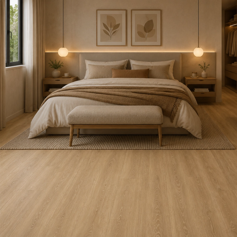 Piso Laminado Quick Step Smart - Novo Carvalho Everest Piso Laminado Quick Step Smart - Novo Carvalho Everest