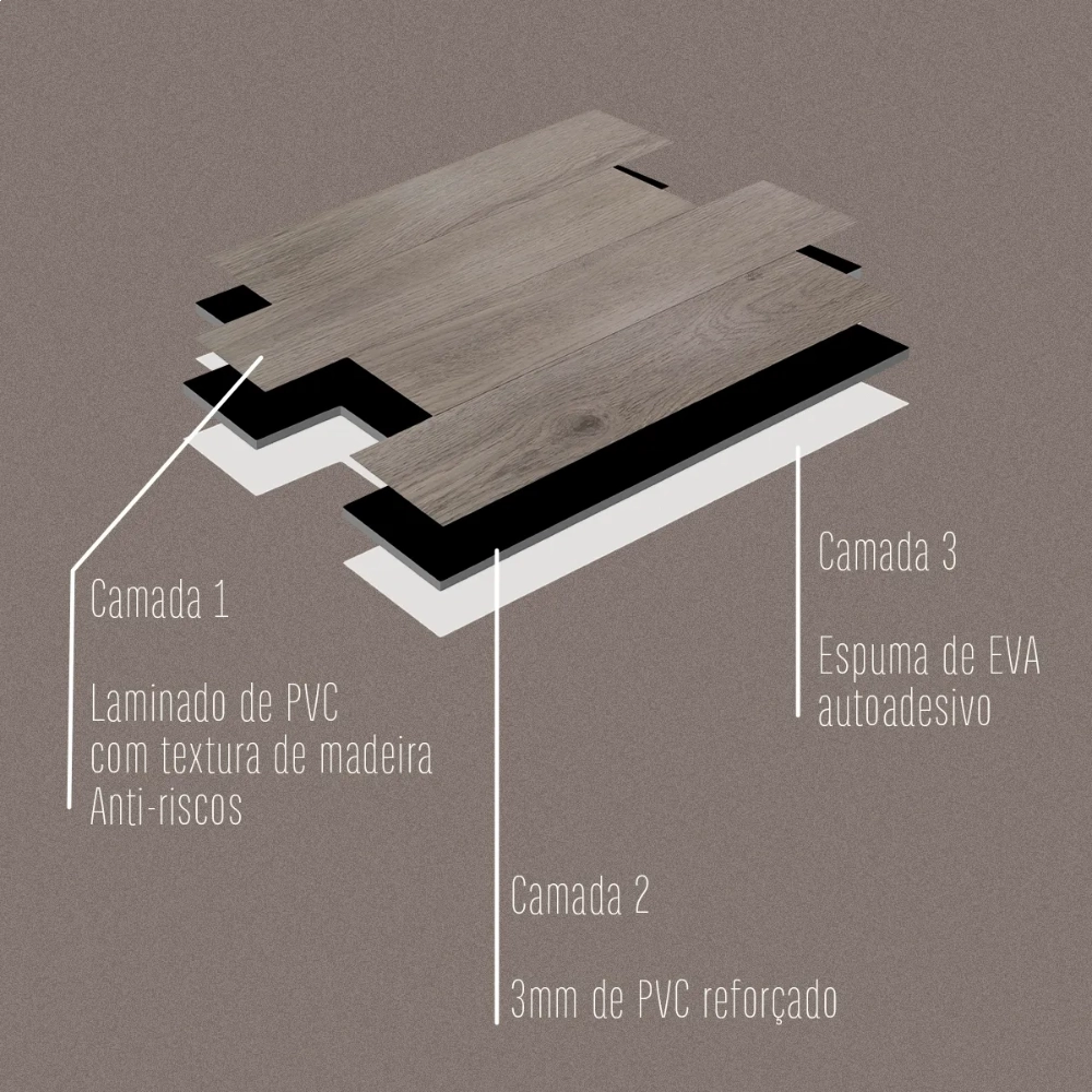 Revestimento Modular 30x30 - Cinza Escandinavo