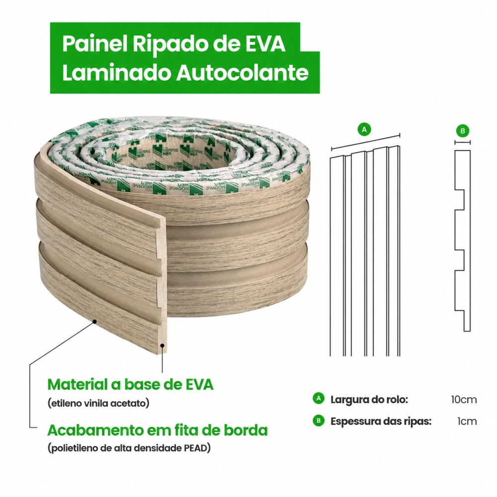 Ripado Autocolante MRD Madeto Carvalho 2,5m Ripado Autocolante MRD Madeto Carvalho 2,5m
