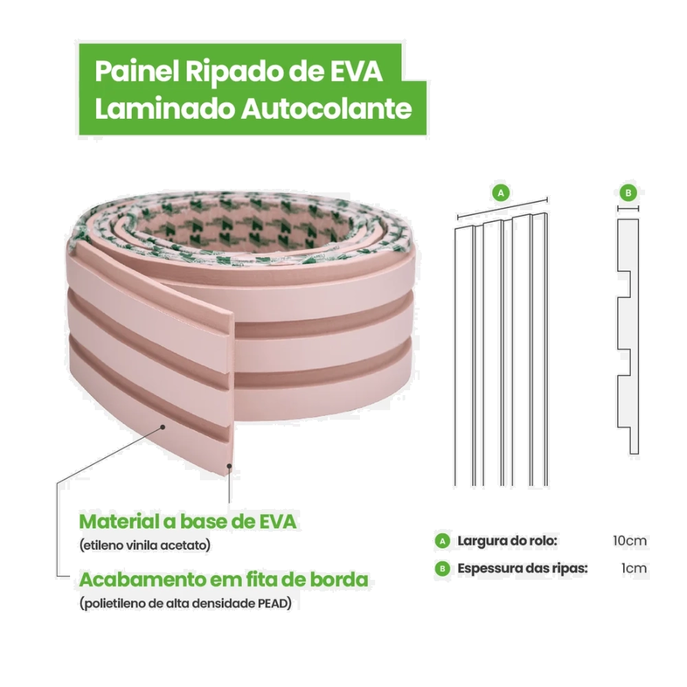 Ripado Autocolante MRD Play Rosa 10m