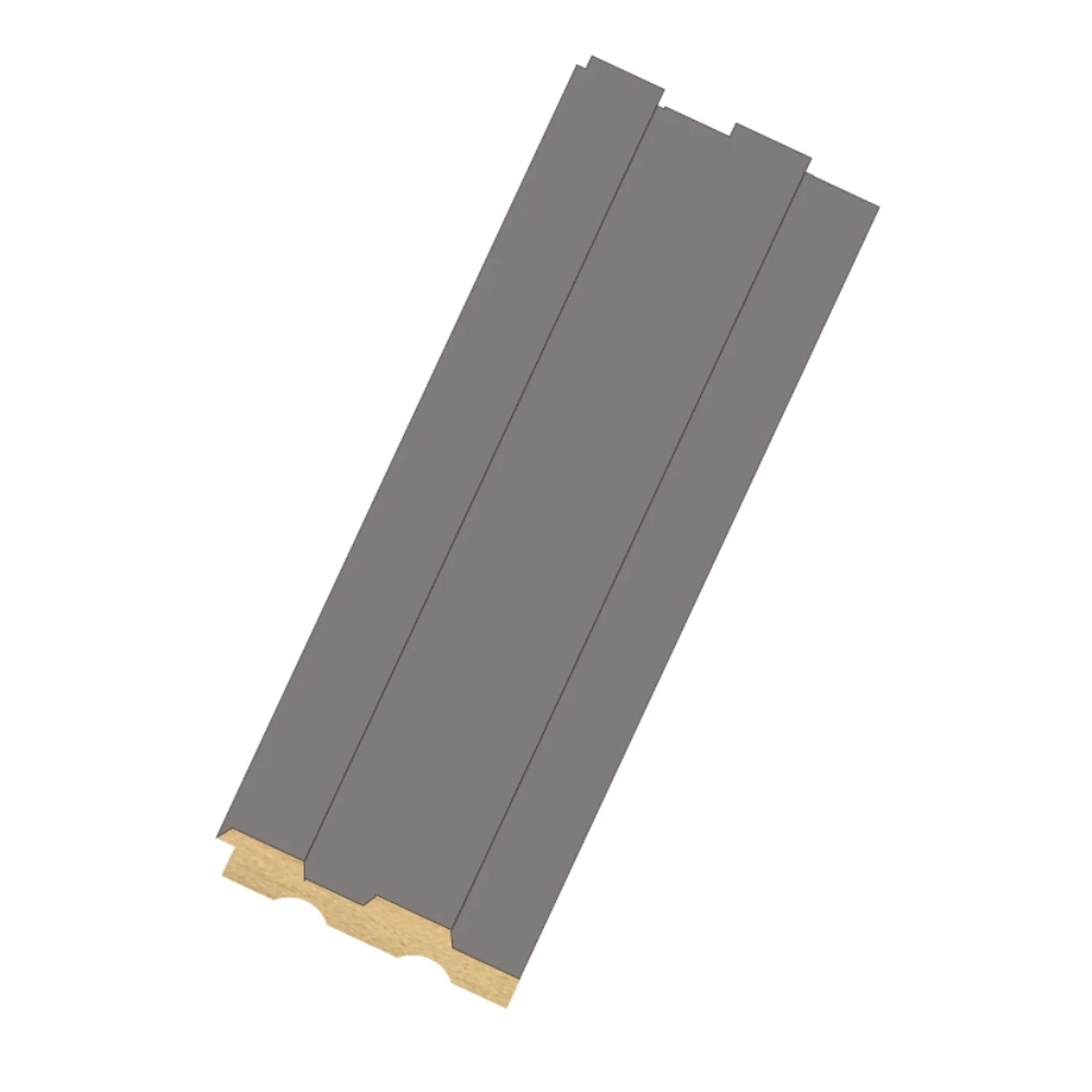 Ripado MDF 10,5cm Cinza - Larga