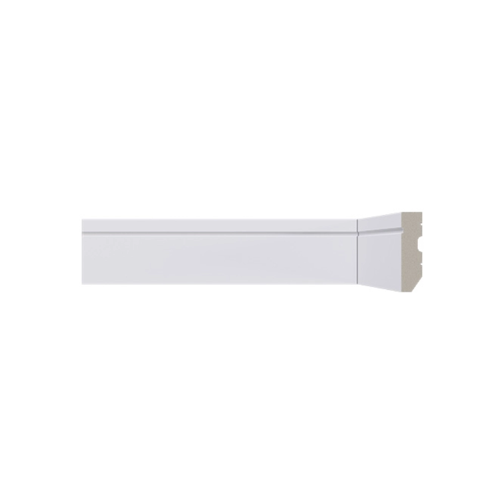 Rodapé Santa Luzia 701 em Poliestireno 5cm Branco Rodapé Santa Luzia 701 em Poliestireno 5cm Branco