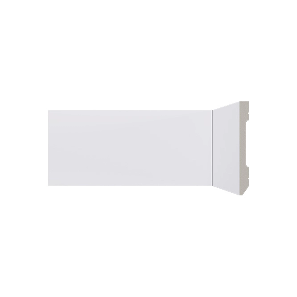 Rodapé Santa Luzia Essence 699 em Poliestireno 10cm Branco